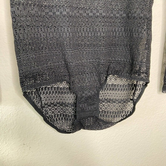 Love Stories Mesh Lace Long Sleeved Bodysuit Sz M - Picture 4 of 8